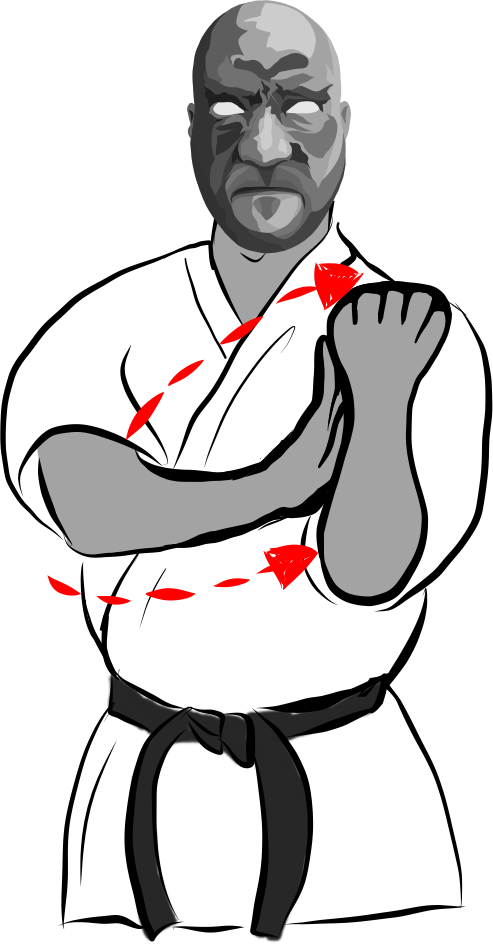 Ken-sasae uke (Fist Supported Block)